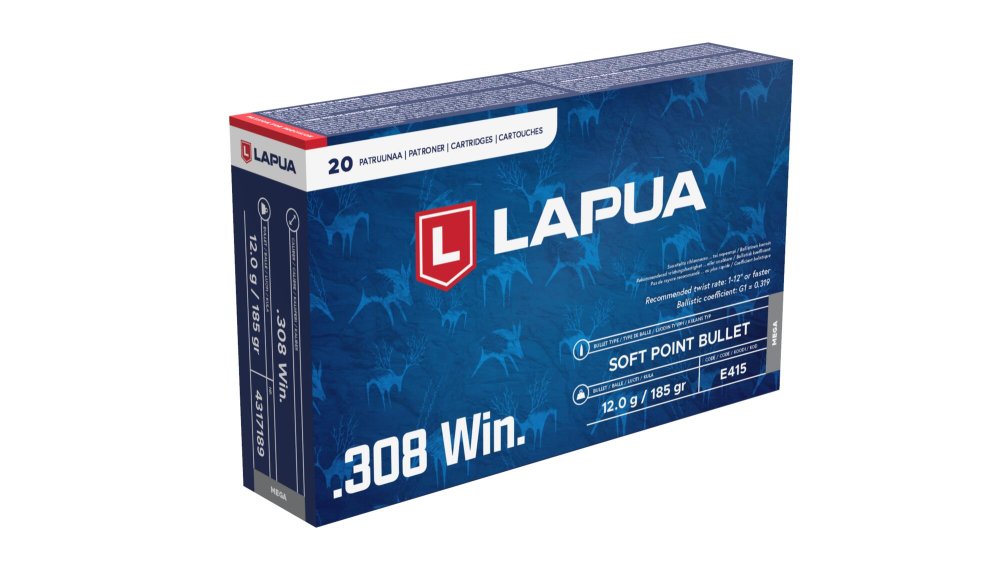 Lapua 308 Win 12,0g/185 gr Mega