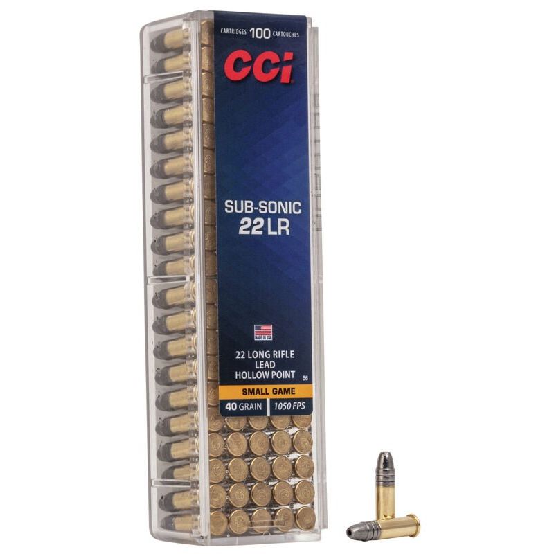 CCI 22LR Subsonic 40 gr 100 stk