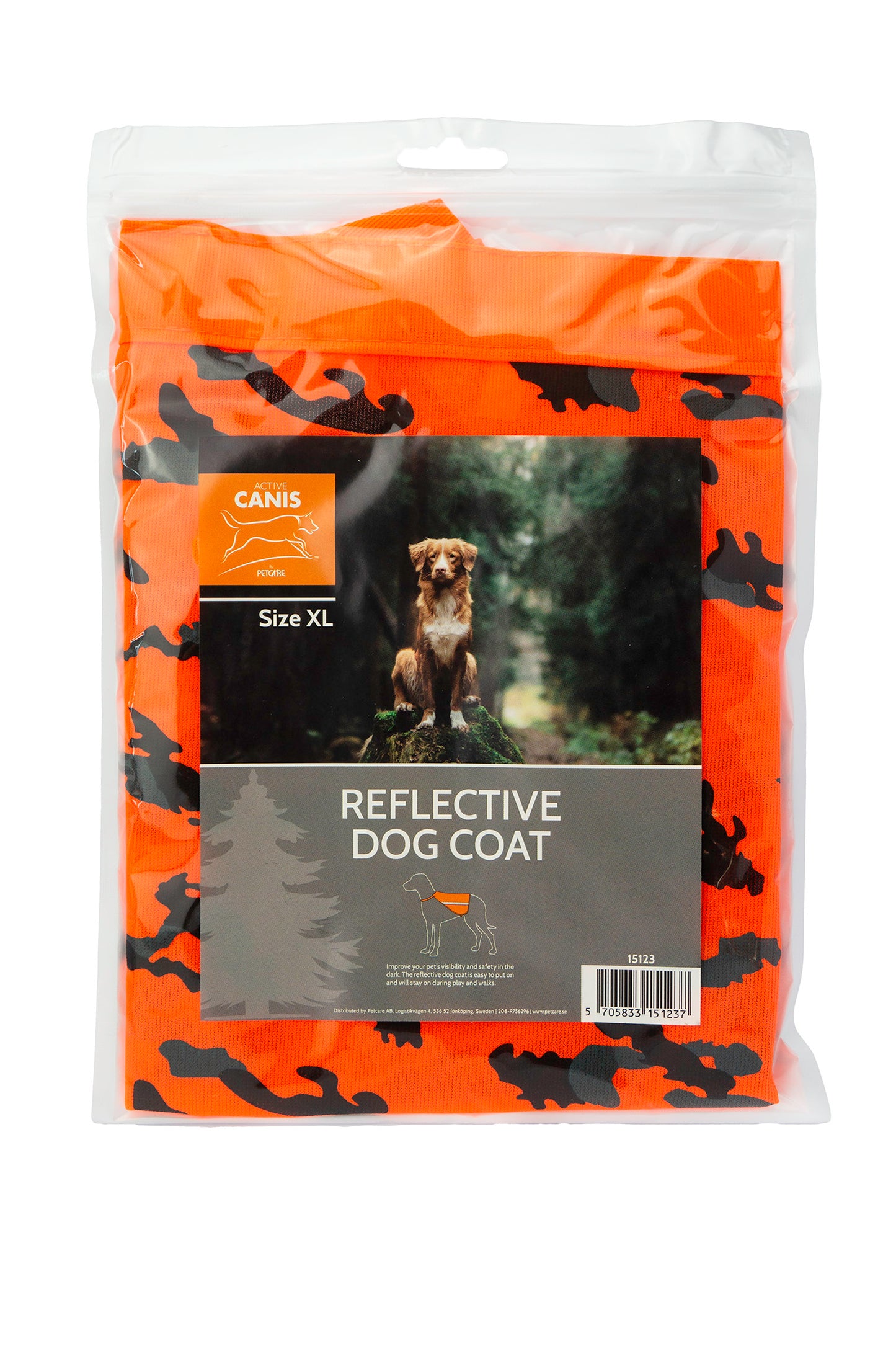 AC Reflective Dog Coat XL Camo