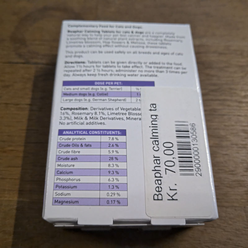 Beroligende Tabletter (Hund)
