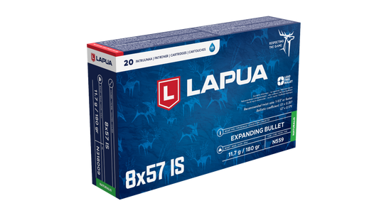 Lapua 8x57 IS (Blyfri) 11,7g Naturalis