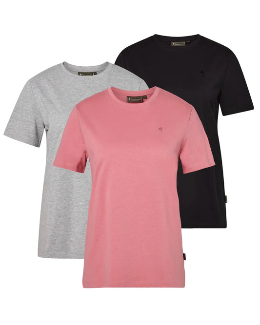 Pinewood 3-pack dame T-shirt