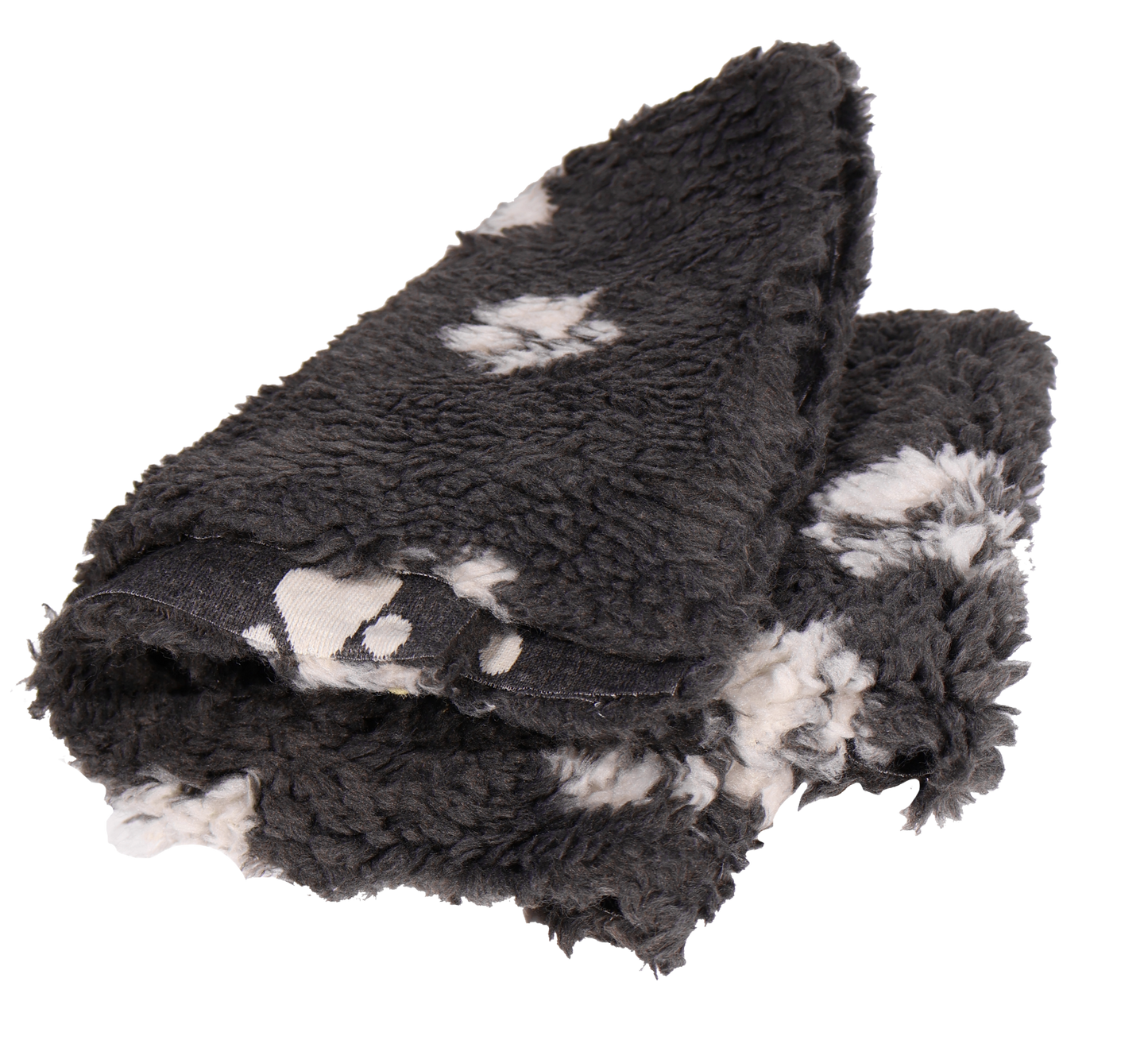 Vetbed 75x100cm, medium grey with paws
