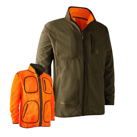 Deerhunter Gamekeeper Bonded Fleecejakke - vendbar