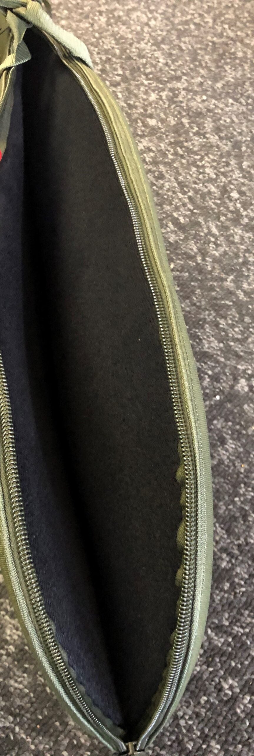 Grøn riffel foderal 132cm TMN