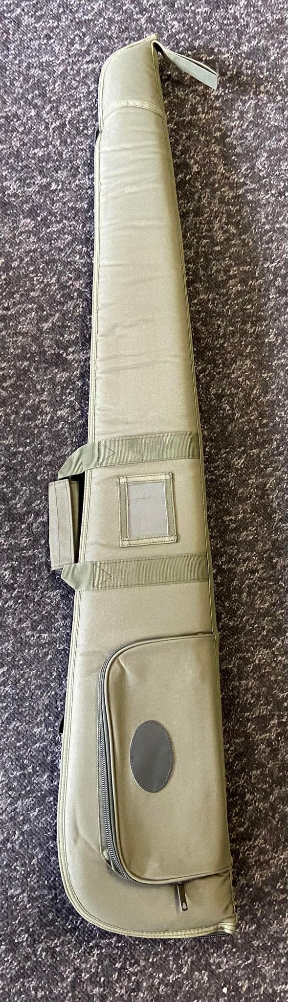 Grøn std. hagl 132 cm m. udv. lomme - cordura