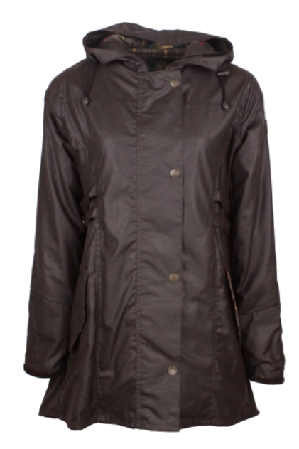 Womens Hooded Katrina Wax Jacket