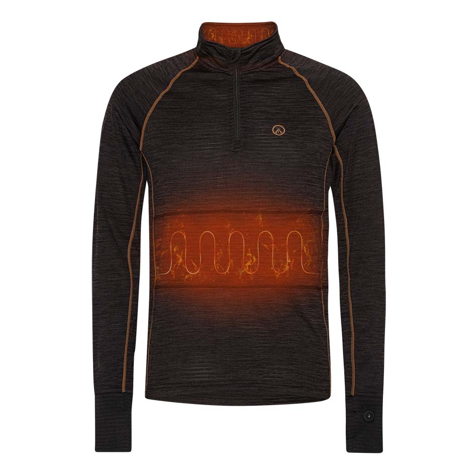 Happyhot Yukon app - Half-zip varmeundertrøje - Herre