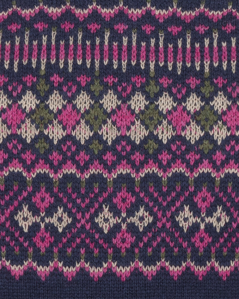 Hogg of Fife Jura Ladies Fair Isle Crew Neck Pullover