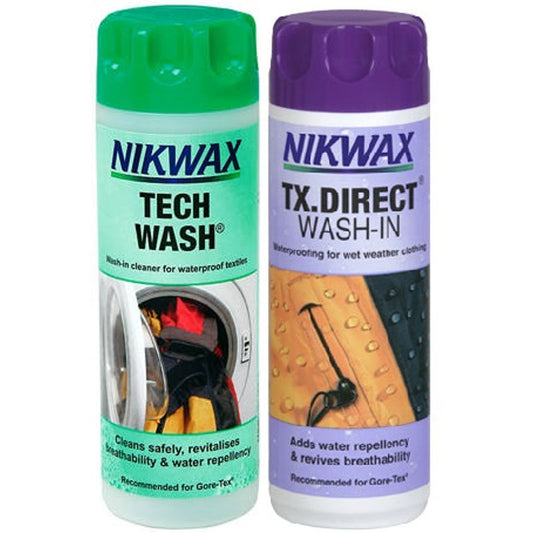 Nikwax Twin pack Tech Wash+TX-Direct 300 ml