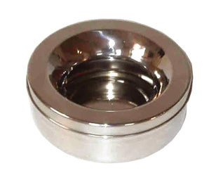 Non-Splash vandskål metal 1,2 L