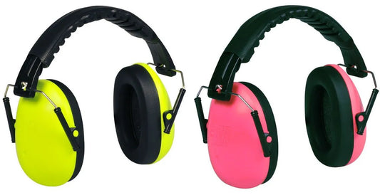 OX-ON Junior høreværn basic pink/lime