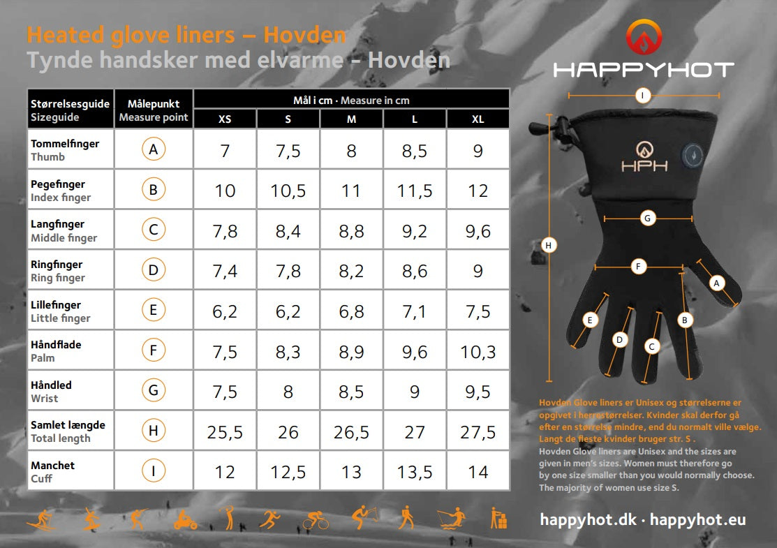 Happyhot handsker HOVDEN