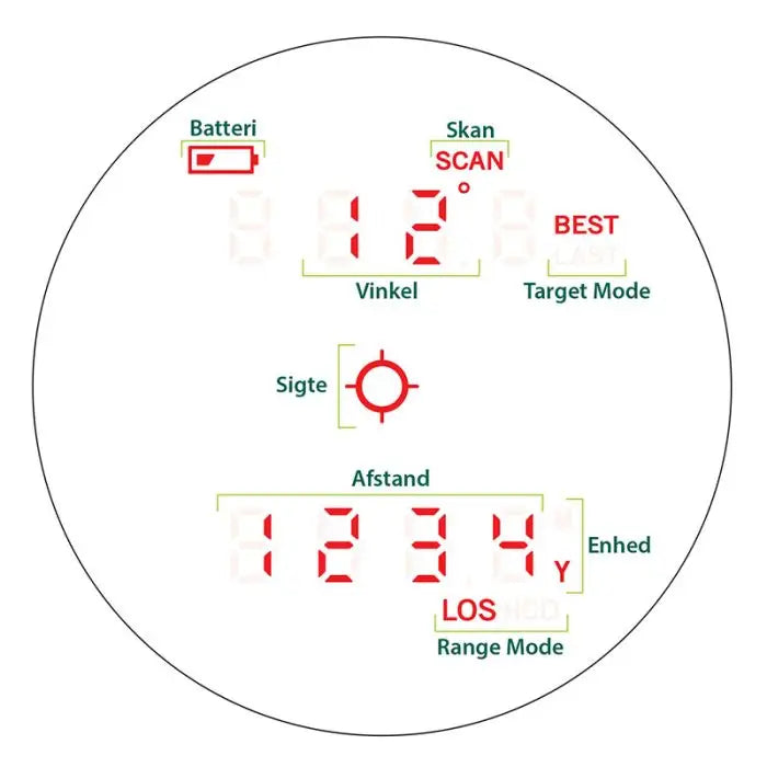 Vortex Ranger HD 3000 10x42 LRF håndkikkter (2743 meter)